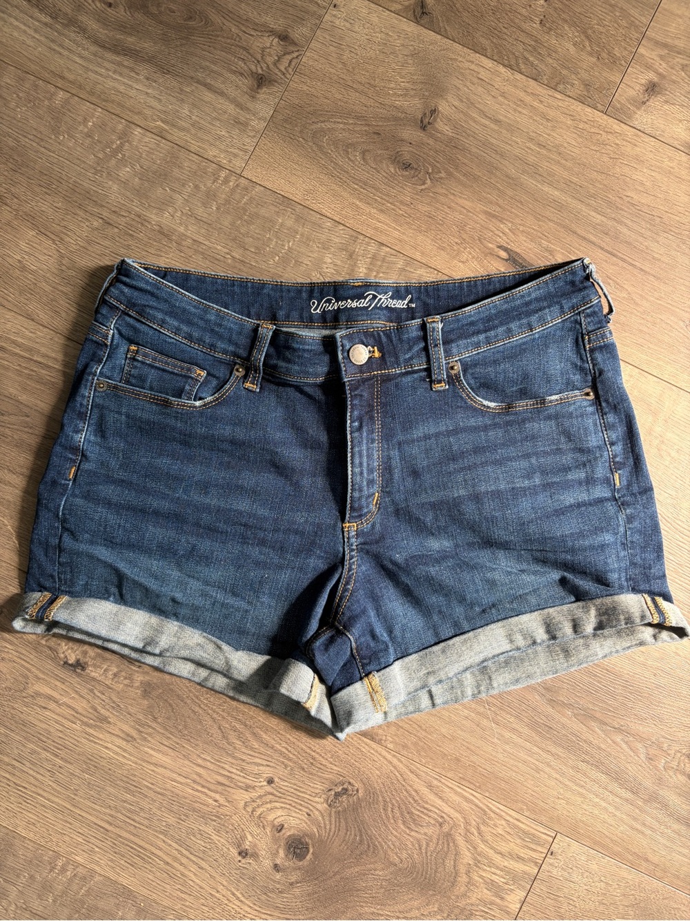 Universal Thread Cuff Denim Shorts